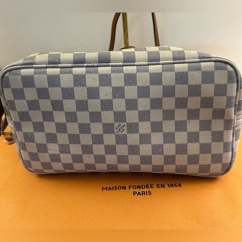 LV Neverfull MM Damier Azur - Picture 10 of 13